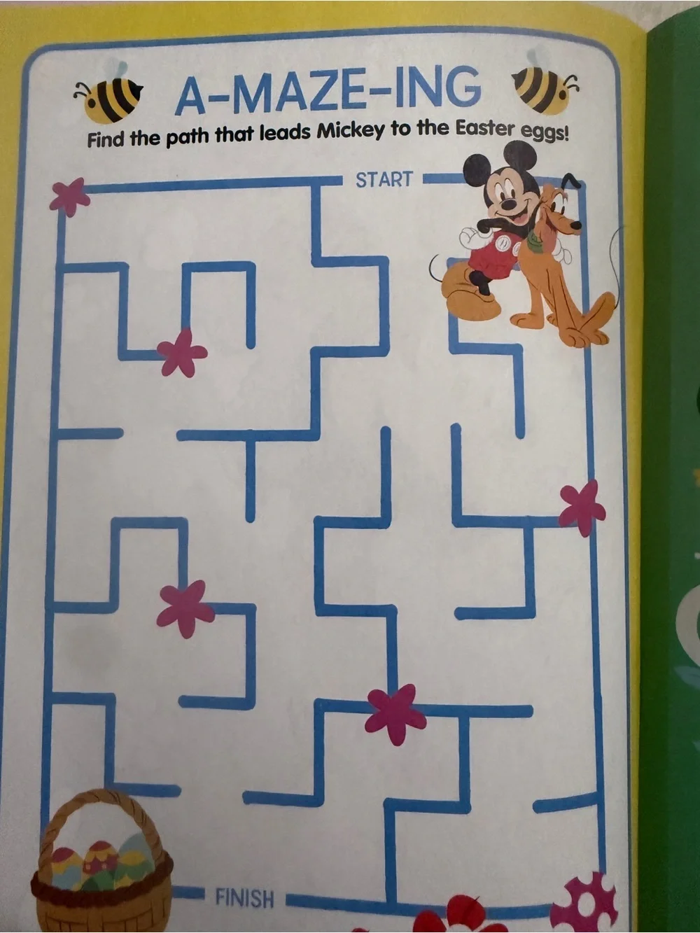 Disney Junior Mickey Easter Sticker by Number Activity Book